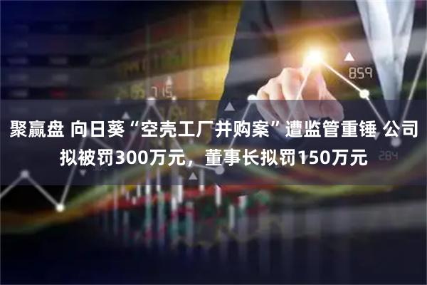 聚赢盘 向日葵“空壳工厂并购案”遭监管重锤 公司拟被罚300万元，董事长拟罚150万元