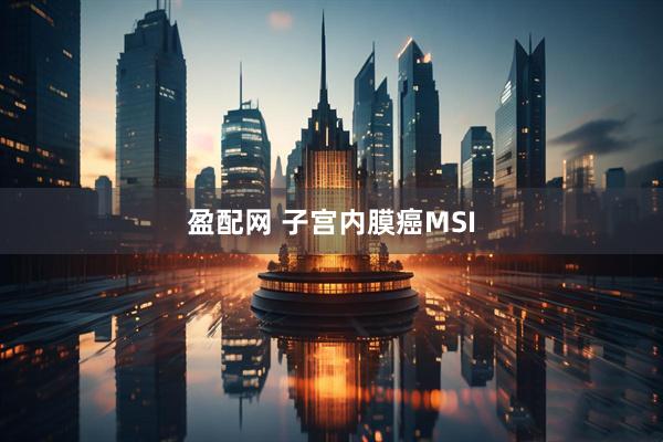 盈配网 子宫内膜癌MSI