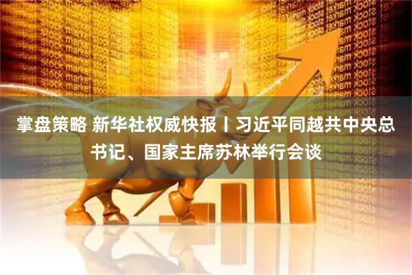掌盘策略 新华社权威快报丨习近平同越共中央总书记、国家主席苏林举行会谈