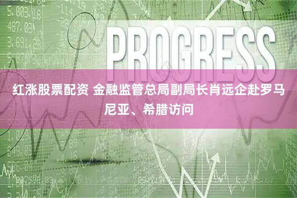 红涨股票配资 金融监管总局副局长肖远企赴罗马尼亚、希腊访问
